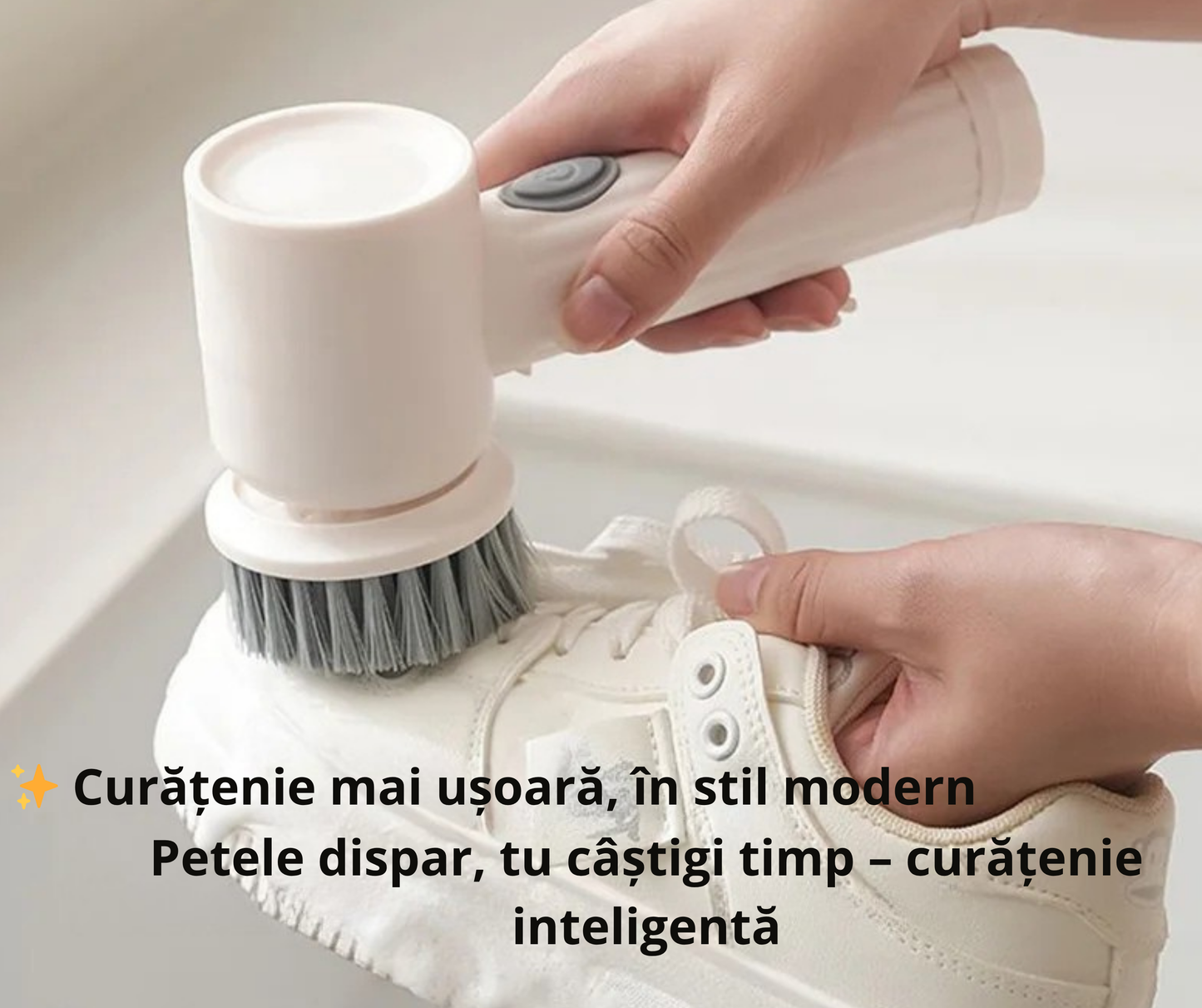 Perie Electrică cu 5 capete de Curățare